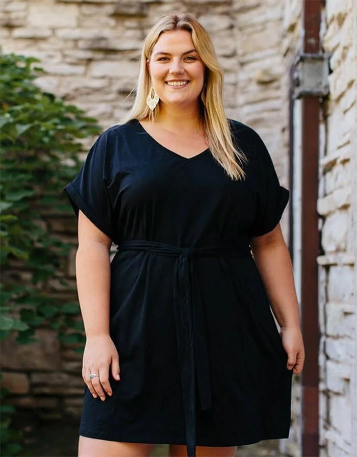 Plus Size Tie Dress