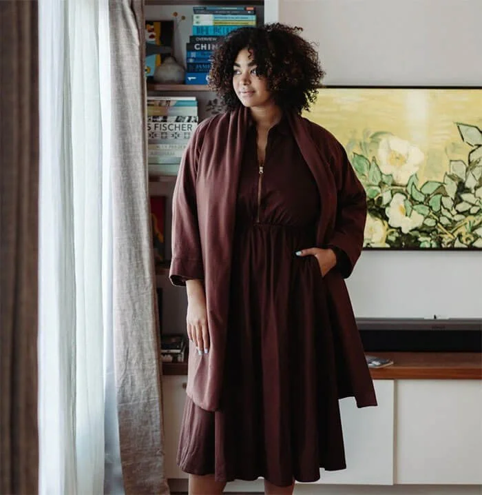 Plus Size Midi Dress