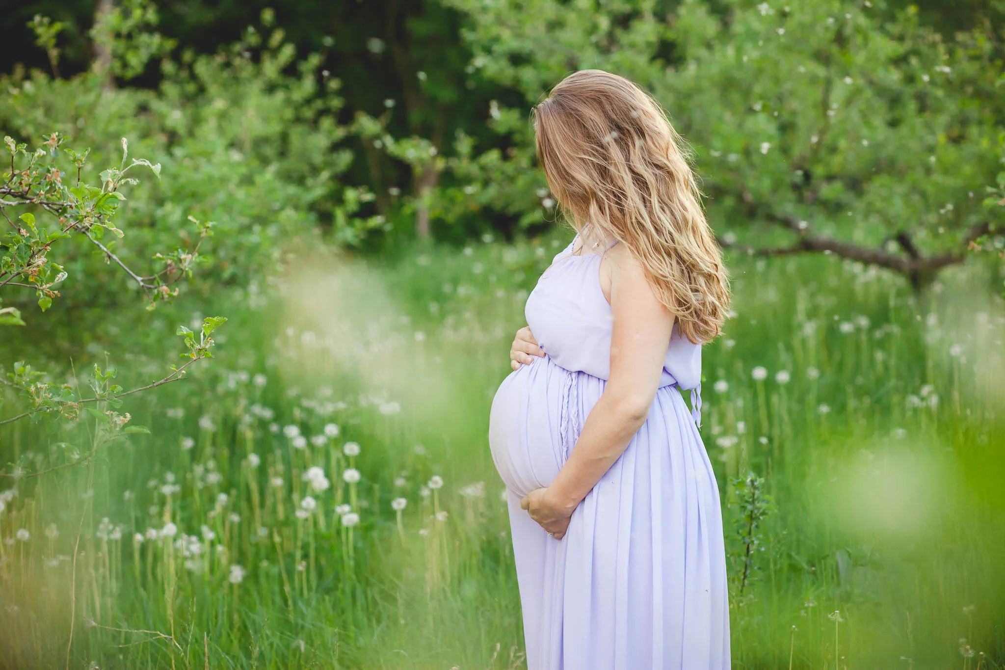 Amy D Photography- Maternity Photos- Mother and Daughter Maternity- Orchard Maternity Photos- Apple Orchard Maternity- Evening Maternity Shoot- Barrie Newborn And Maternity Photographer (31 of 67).jpg
