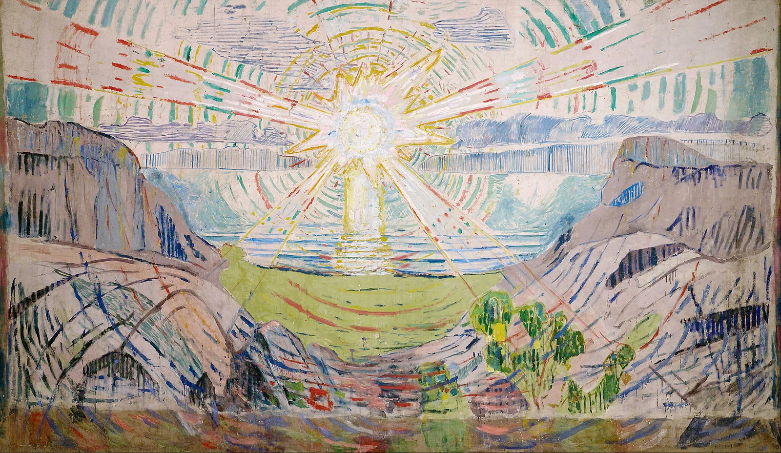 THE SUN Oil on Canvas, 1910
