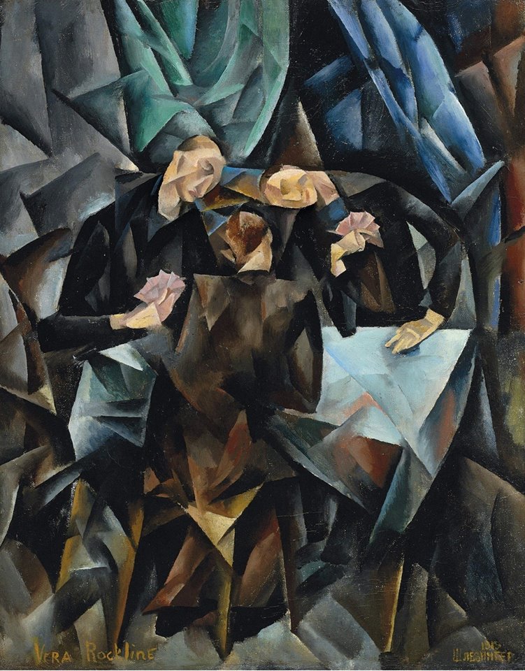 Vera Rockline The Card Players, 1919 Oil on canvas