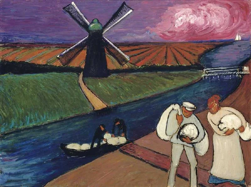 Marianne von Werefkin Styx, 1910 56.1 x 74.6 cm Oil on thin card laid down on cardboard