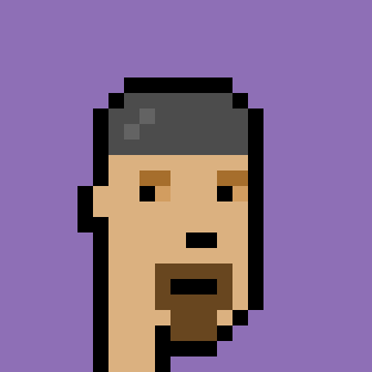 Jason Bailey Animated .gif self portrait using two CryptoPunks. Valued at 0.54 ETH ($439.44 USD)
