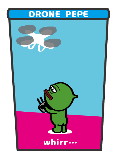 Drone Pepe Series 9 999999 Issued