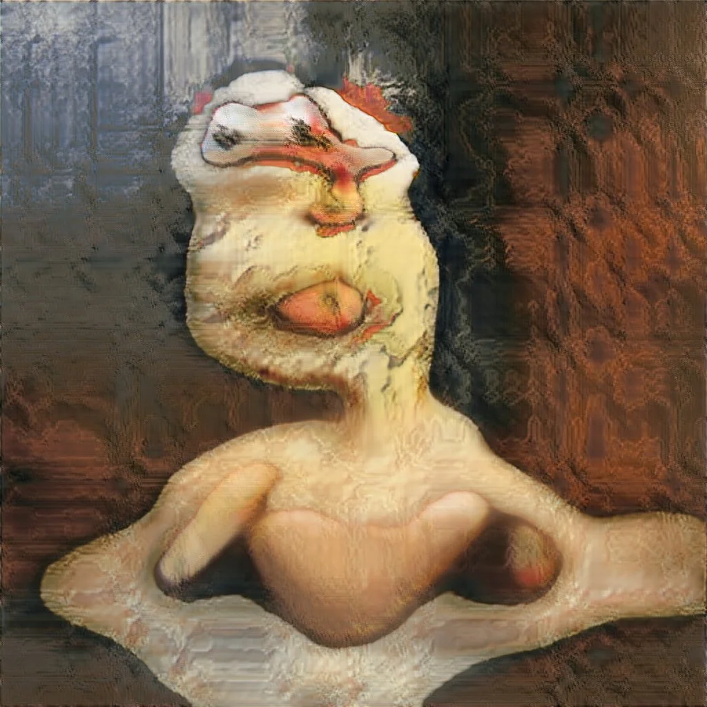 Robbie Barrat AI Generated Nude Portrait #4