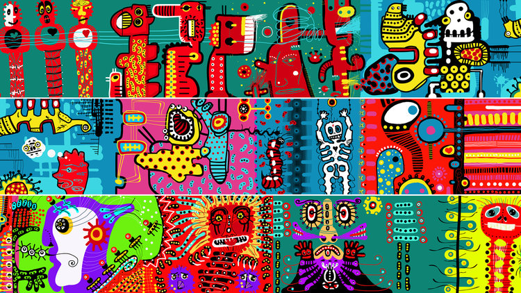 Exquisite corpse by Dada artists