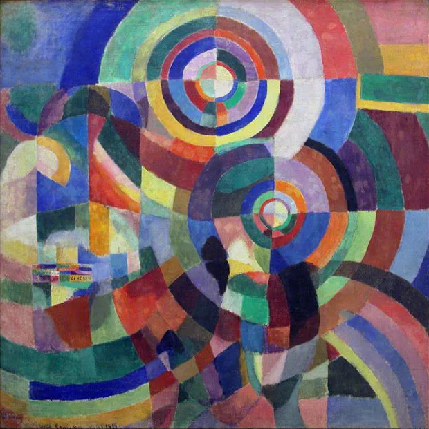 Prismes électriques - Sonia Delaunay, 1914