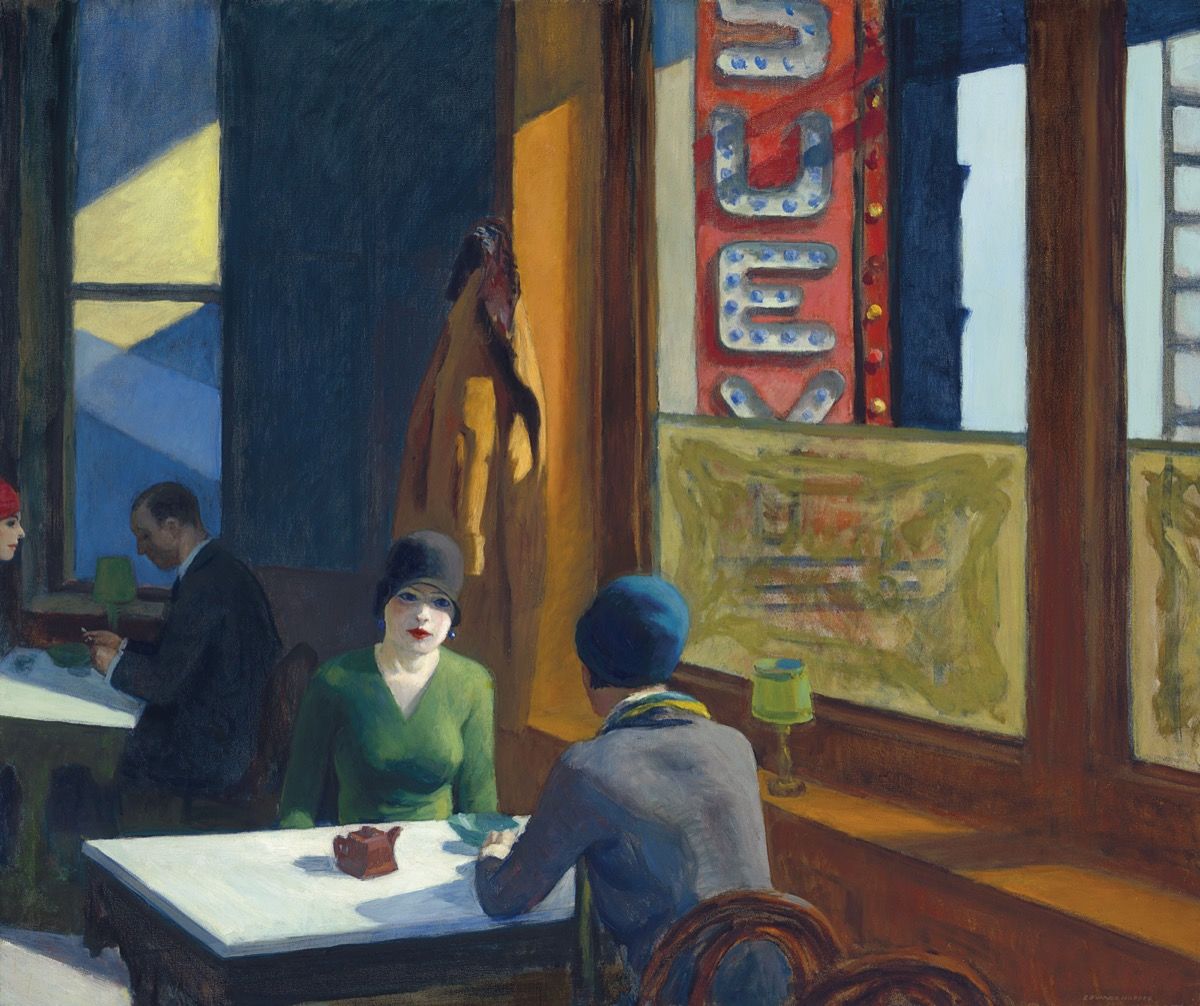 Chop Suey, Edward Hopper, 1929