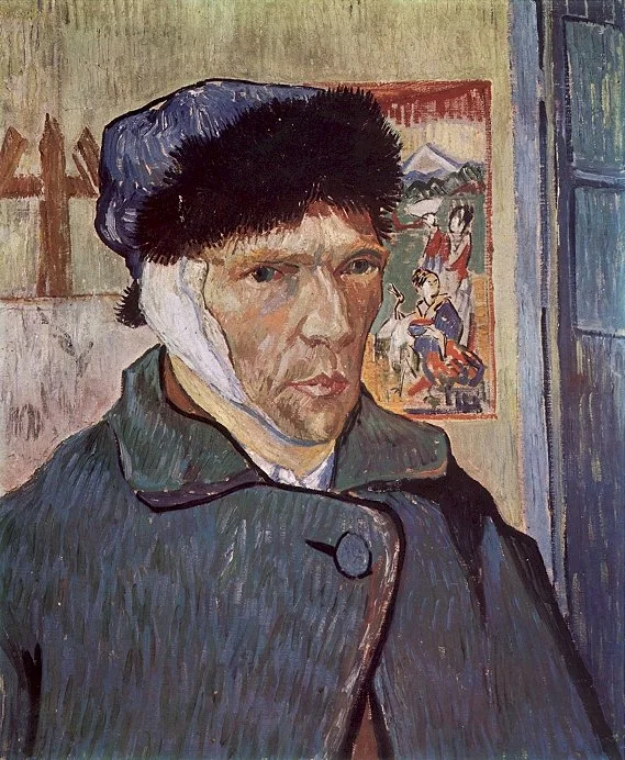 Self-Portrait with Bandaged Ear, Vincent van Gogh, Arles, 1889