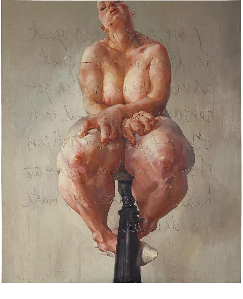 Propped , Jenny Saville, 1992