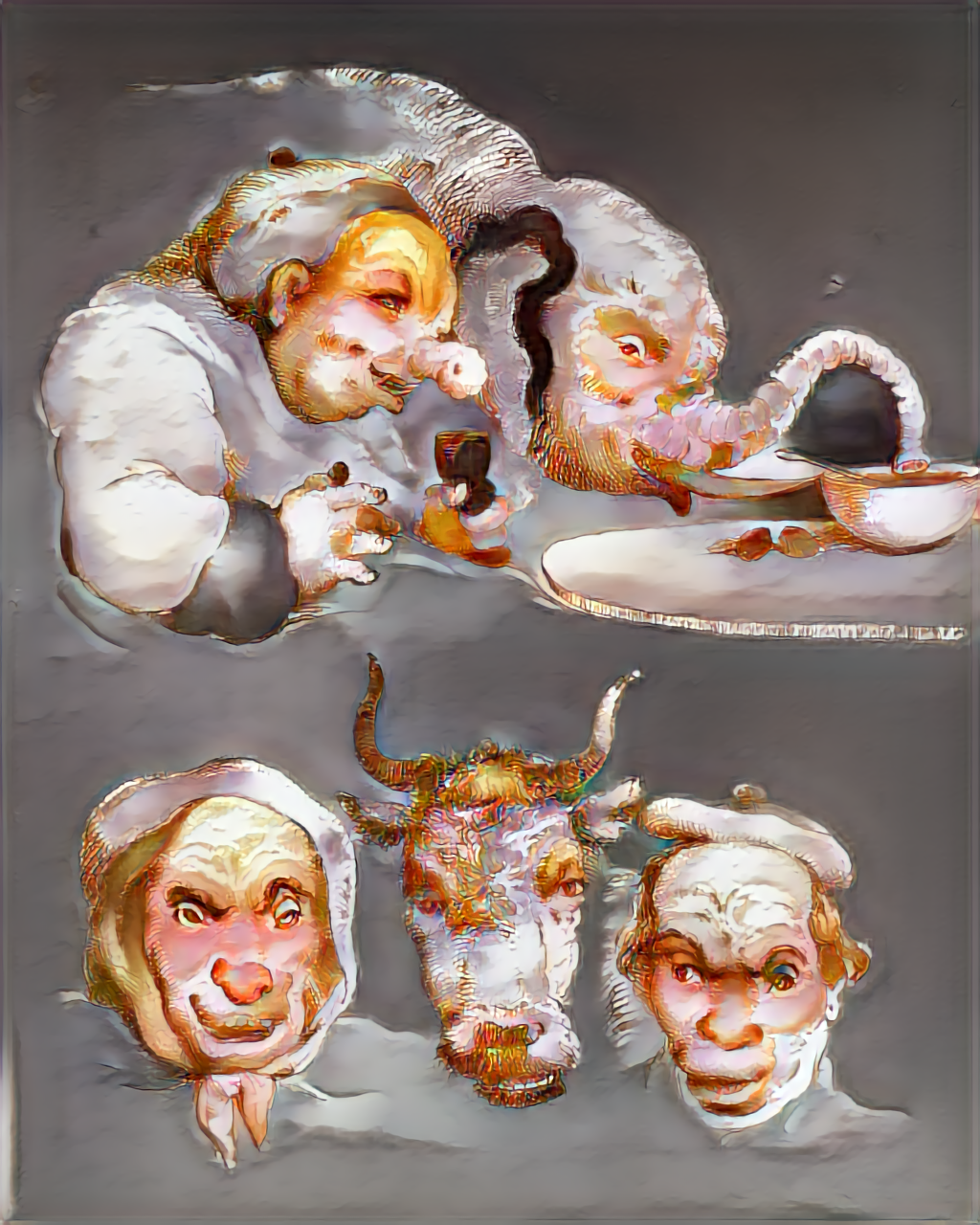 Comparative Antomy , updated in style2paints