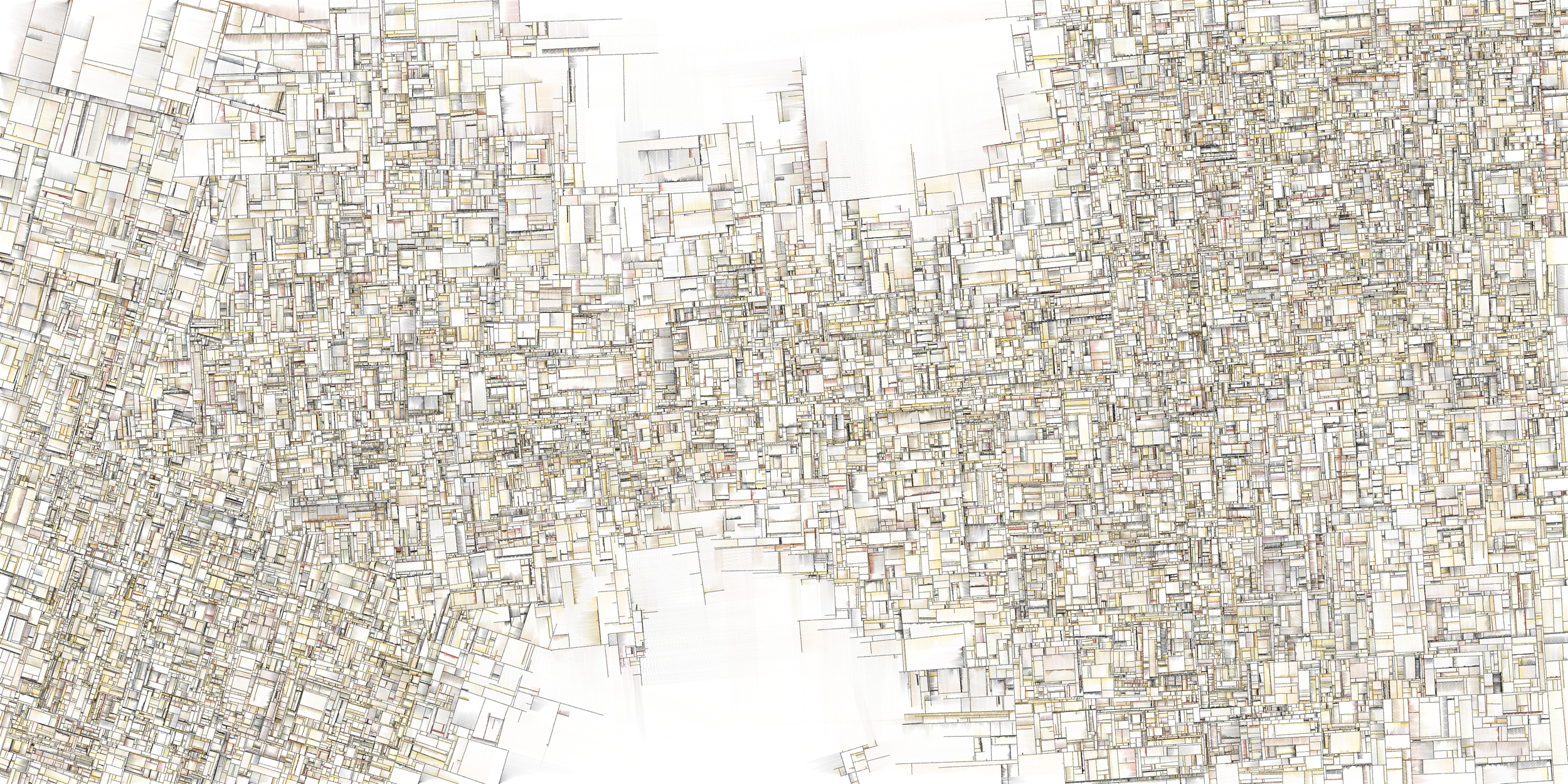 Jared Tarbell,  Substrate.GZB , 2019