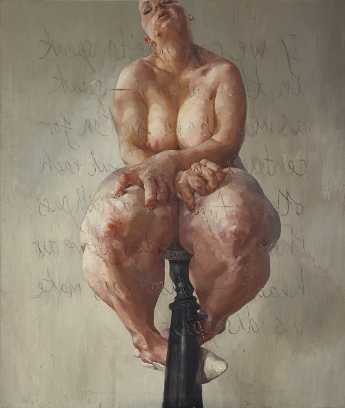 Jenny Saville, Propped (1992) Sold for $12.4 million