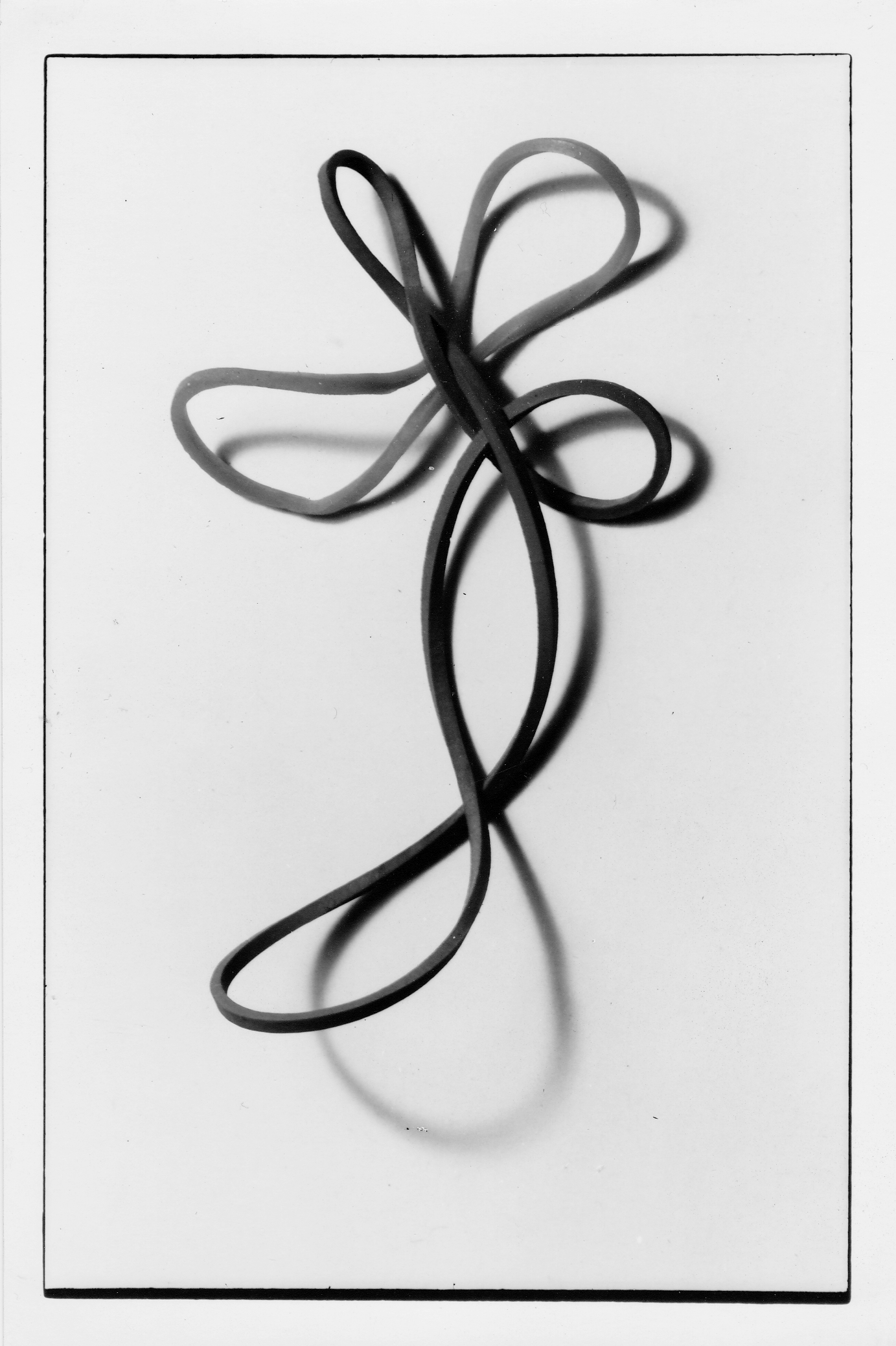 Gottfried Jäger: Untitled , Hommage à H. W. F. , camera photograph, silver gelatine print, 16 x 10.5 cm, 1958