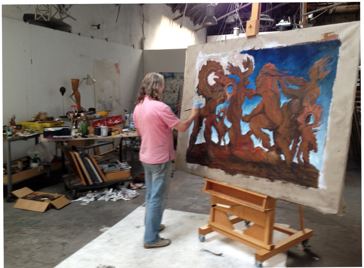 Wolfgang Beltracchi in studio