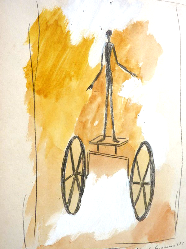 Forgery of a Giacometti drawing by Robert J.C. Driessen