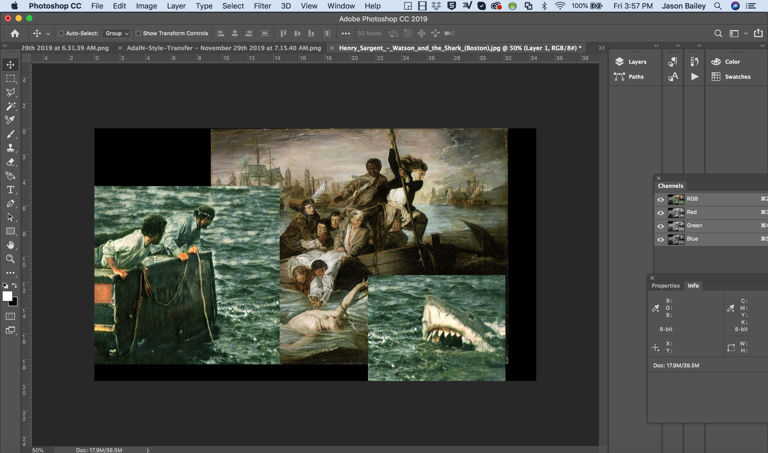 Photoshop aligning the pieces