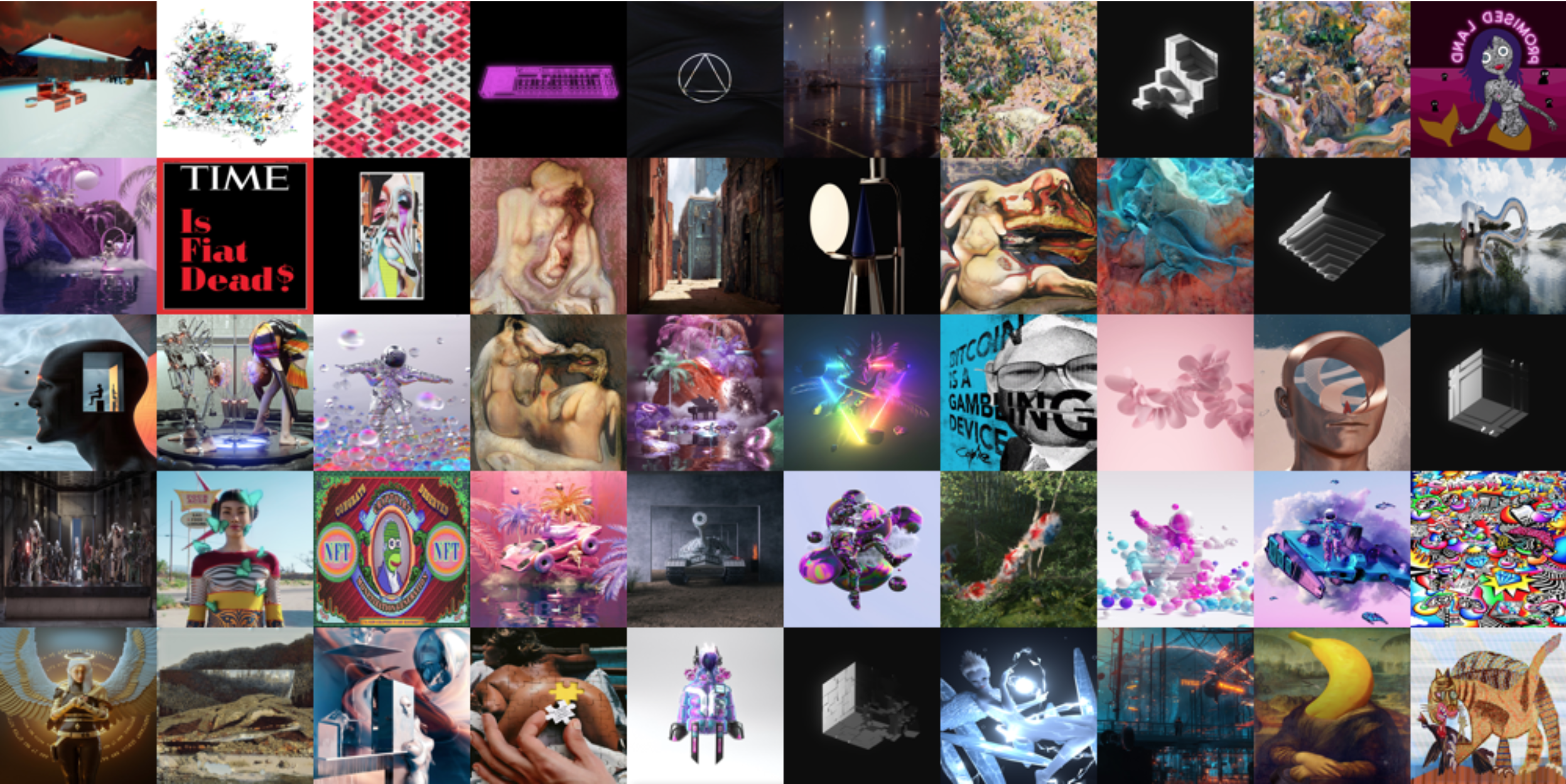 In Search Of An Aesthetics Of Crypto Art Artnome