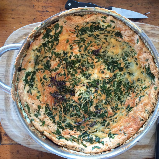 Caramelized Onion and Potato Fritatta