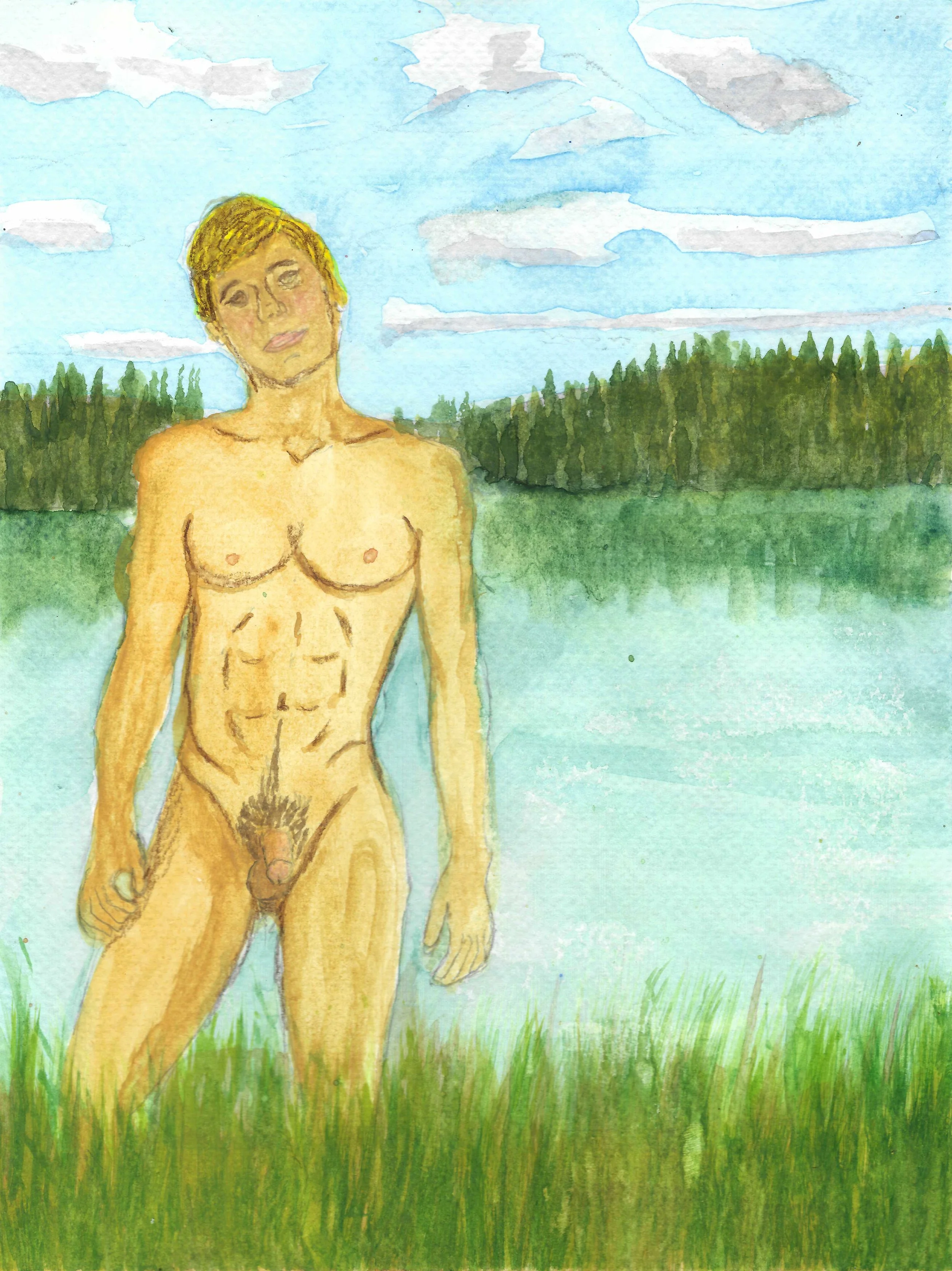  Nathan by the Lake Ryan Moore Watercolor on paper 2026 