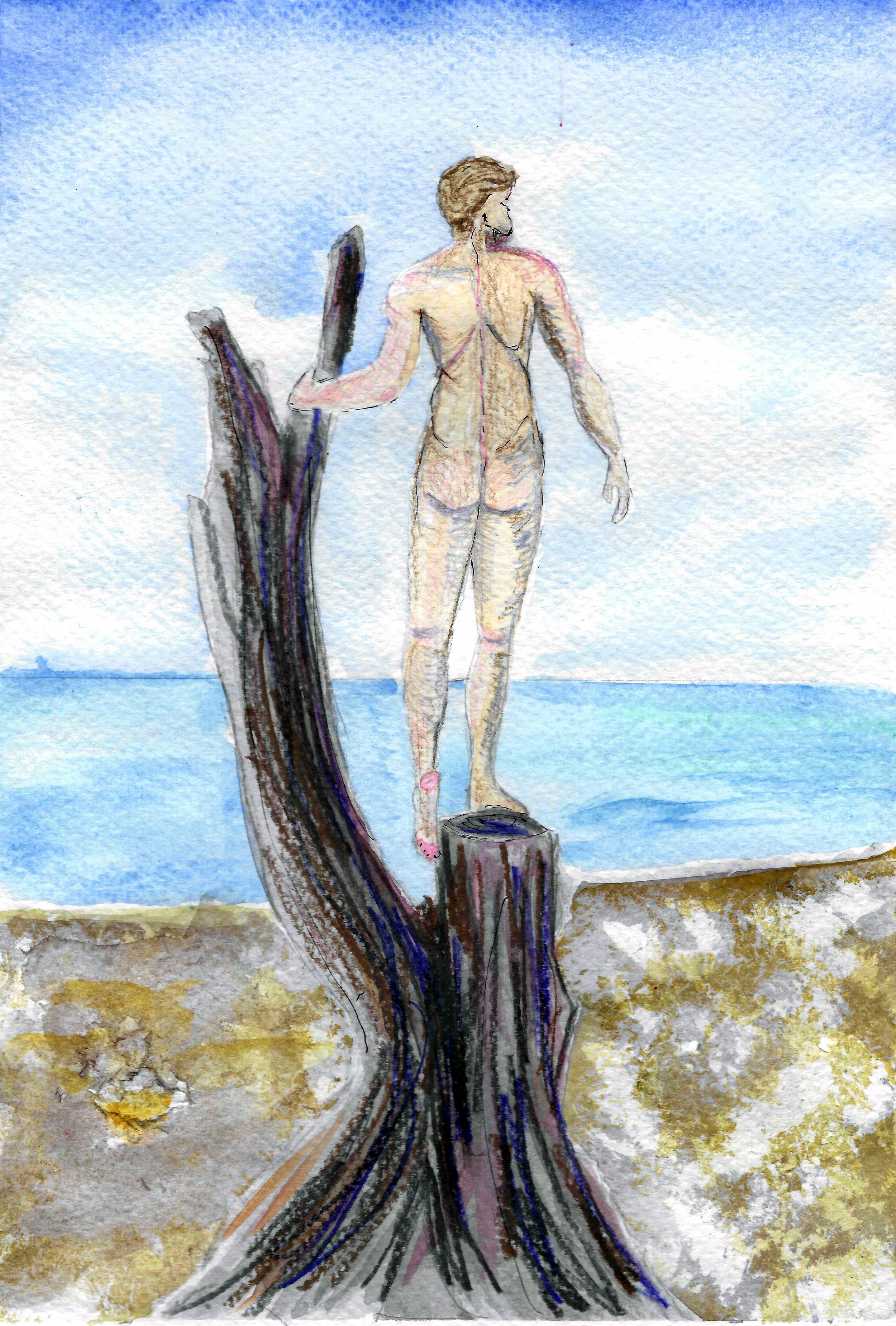  Lookout Ryan Moore Watercolor on Paper 2026 