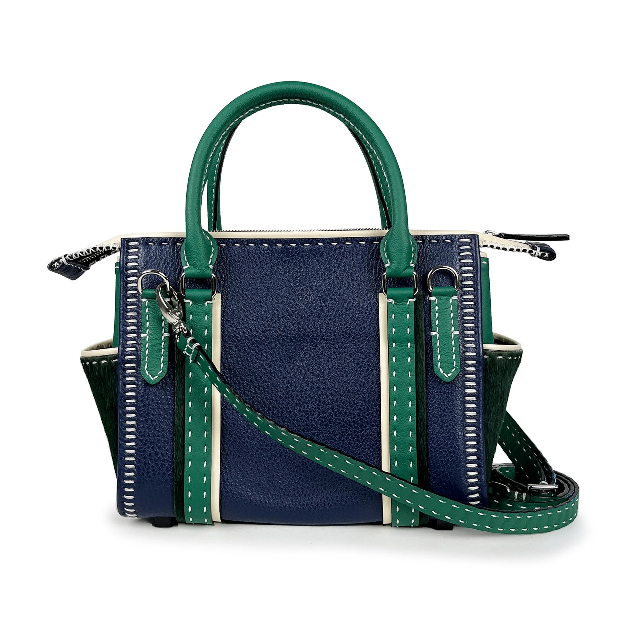 navy/kelly green