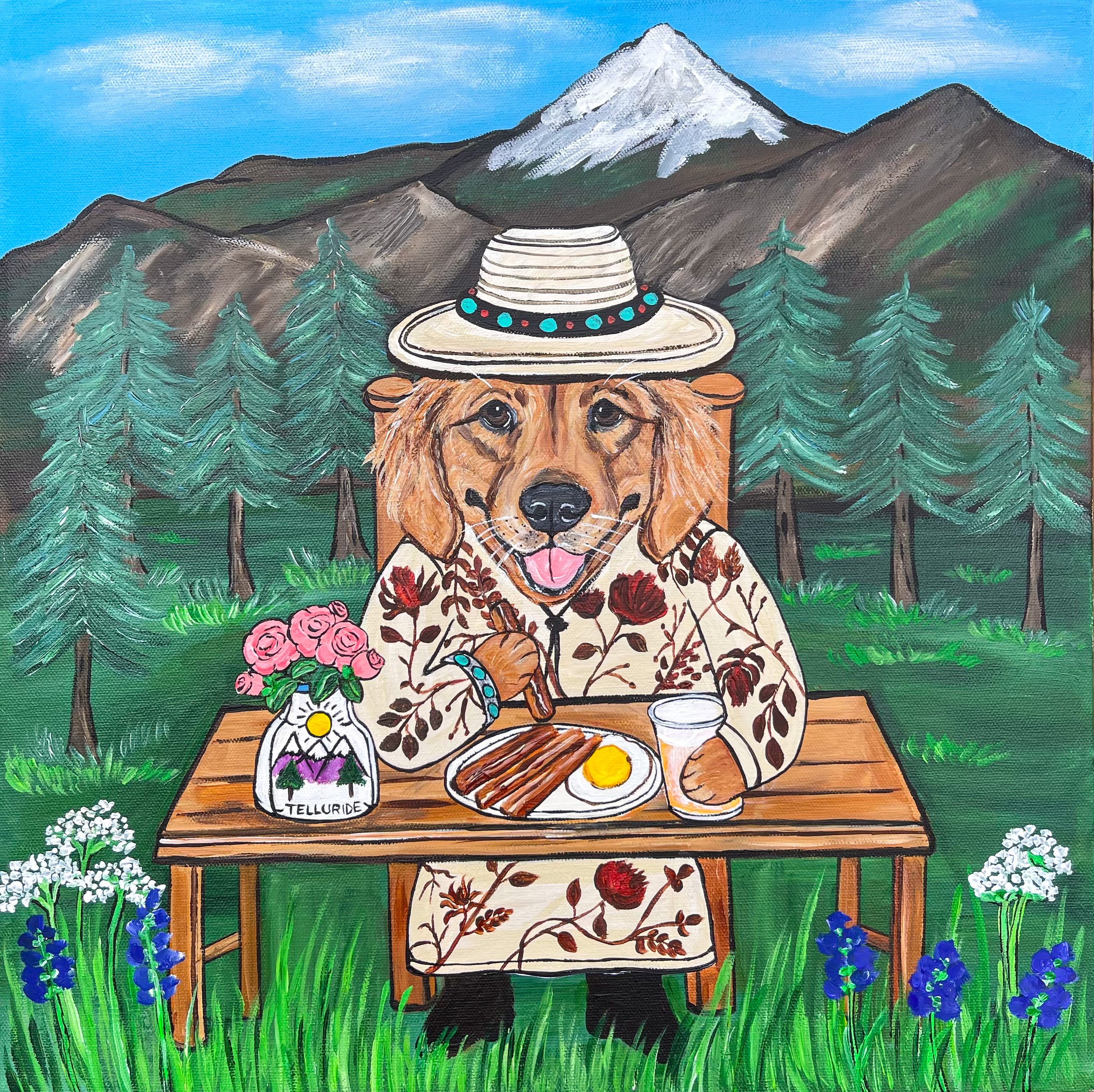 Ruby in Telluride | 18 x 18"