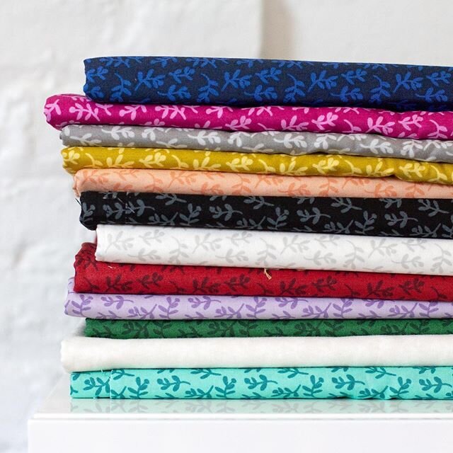 Florets in 12 colors. Part of our 60 core Basics. #thejoyoffabric