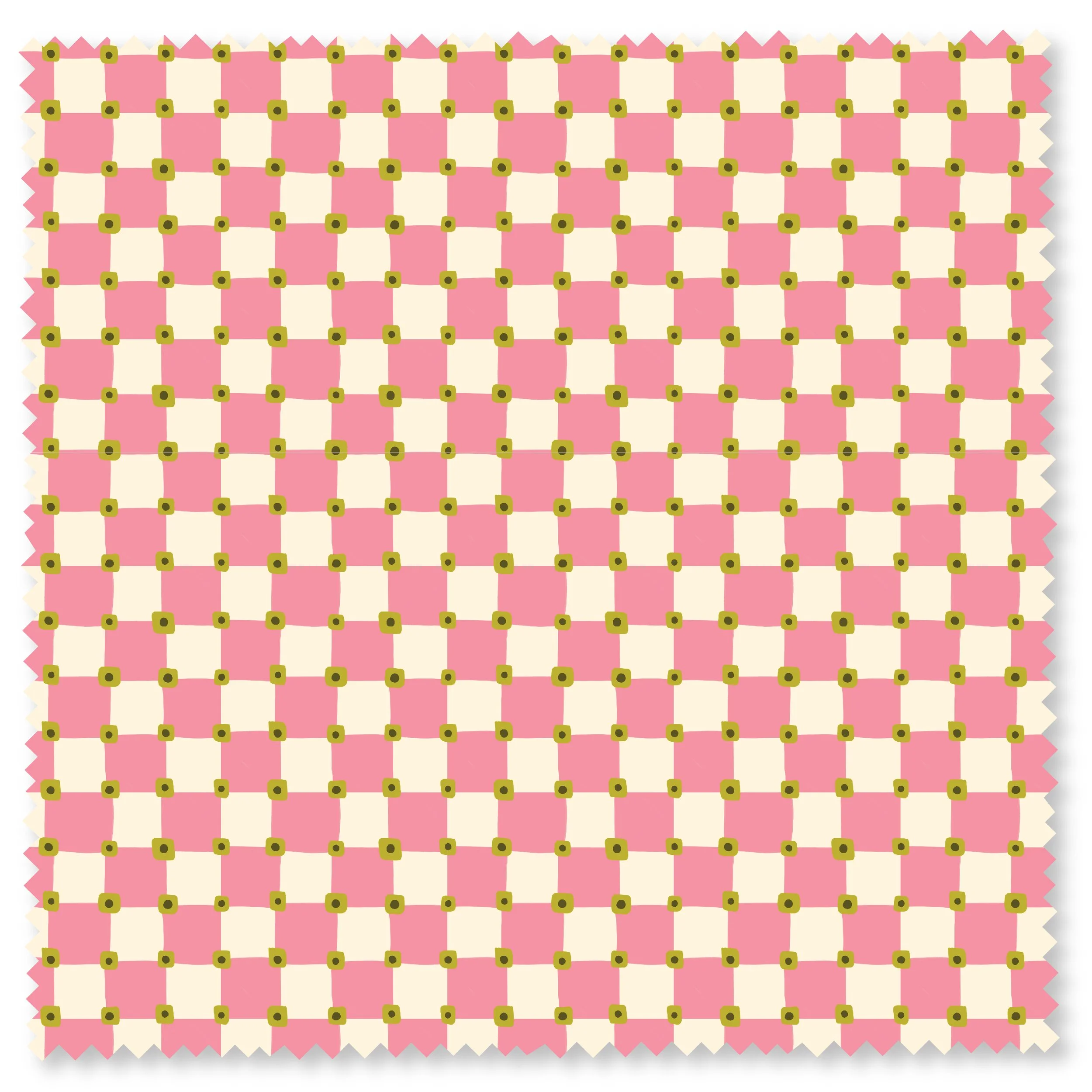 610377 | Checks | Pink/Ivory