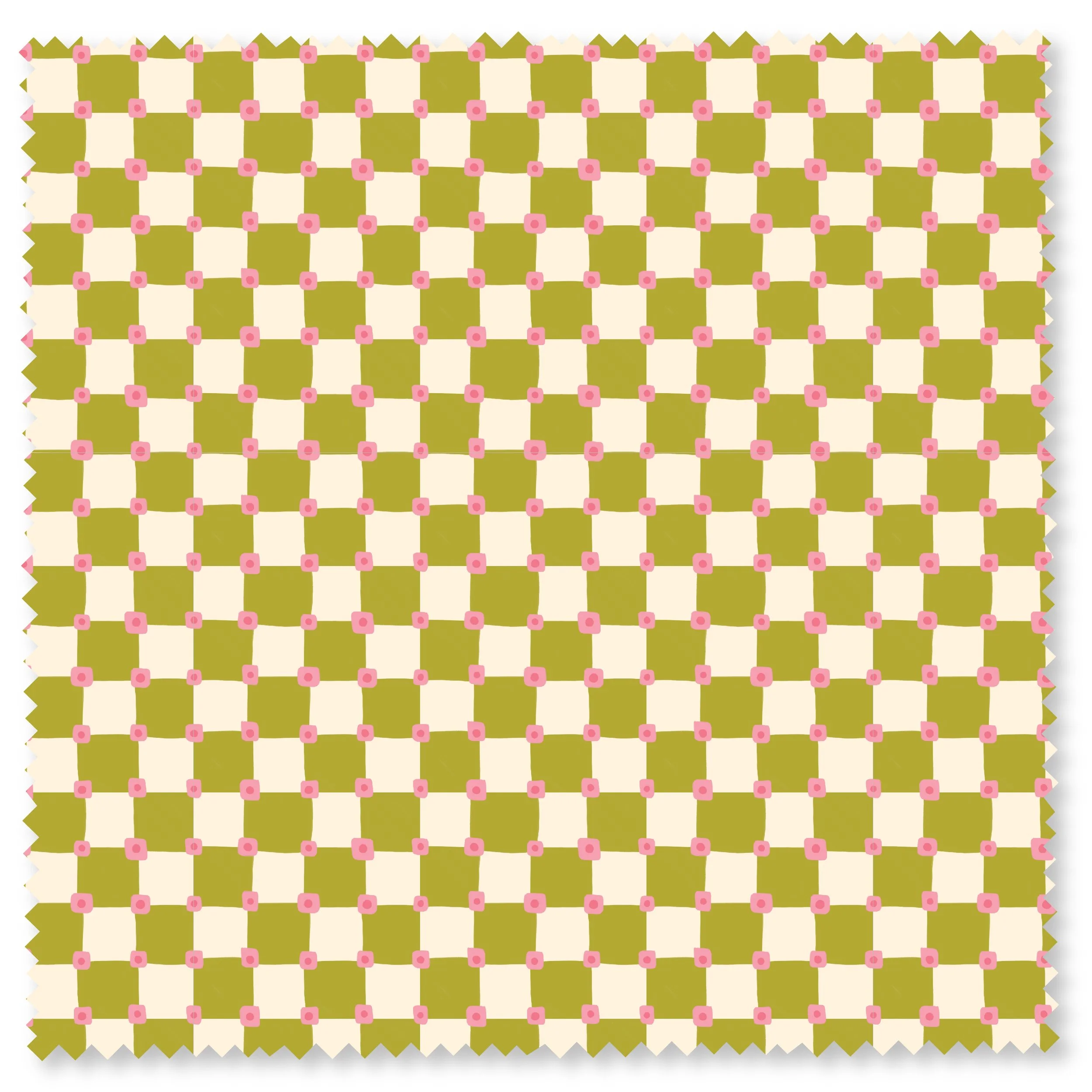 610378 | Checks | Green/Ivory