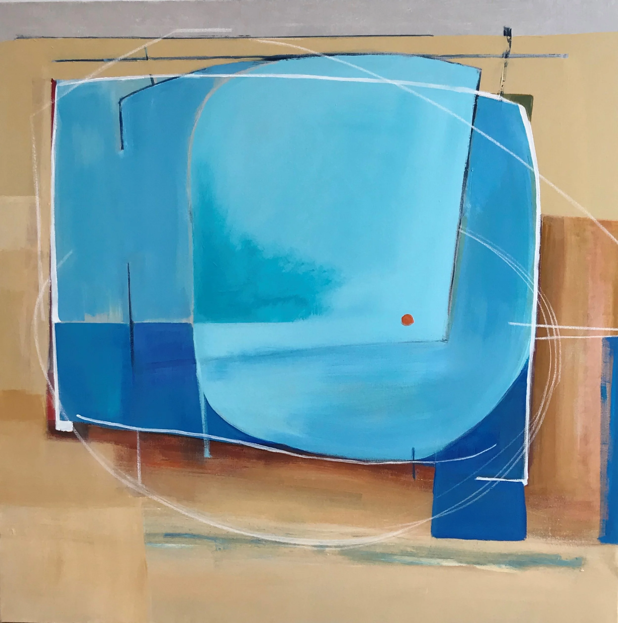 Volume - Land. 100 x 100cm