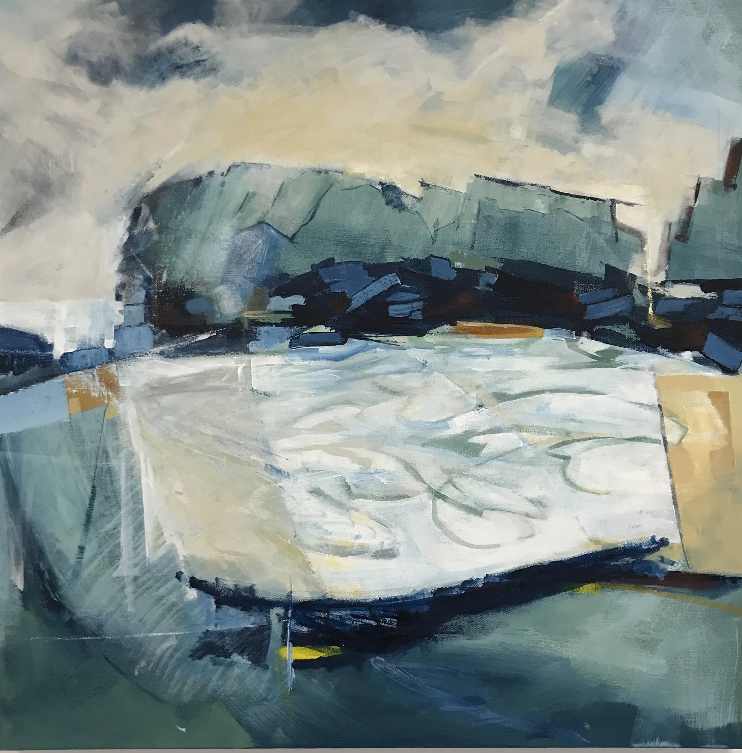  Acrylic on canvas. 74 x 74cm 