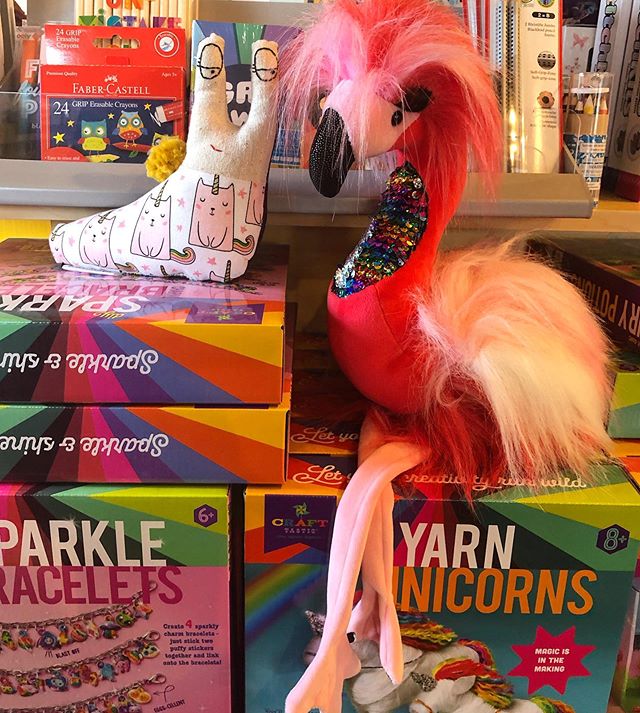 Can you believe Christmas is just two weeks away!? It&rsquo;s time to go get your sparkle on at #sparkystoyshop in West Asheville! 🌈🦄❤️
*
*
*
*
*
#shoplocal #toysofinstagram #supportlocalmakers #honeymoonpie #caticorn #gardenslug #westavl #toystore