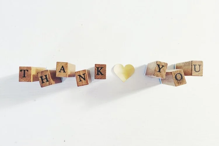 Say Thank You.