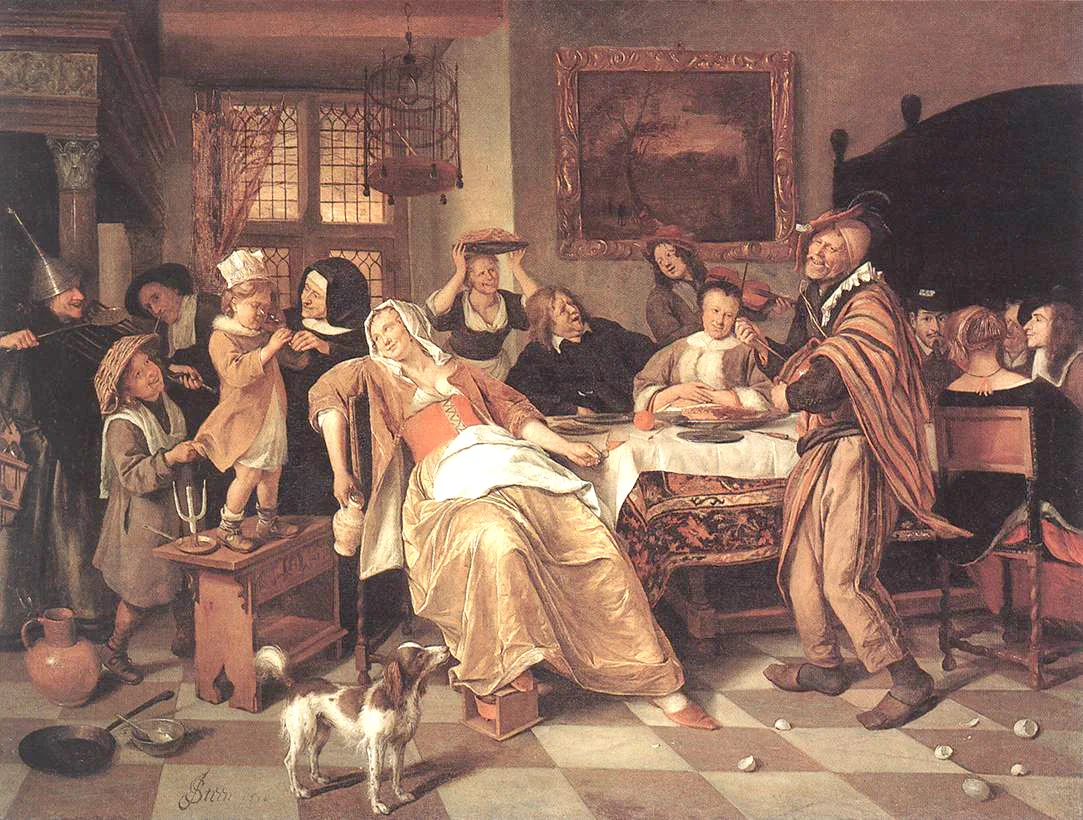 The Bean Feast by Jan Steen