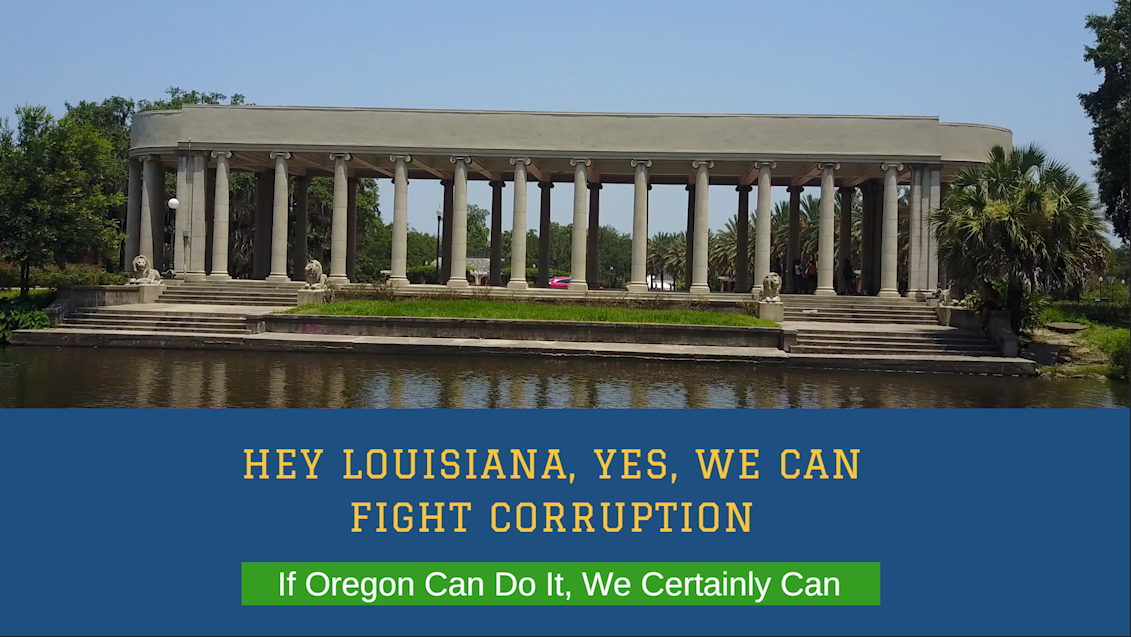 Hey Louisiana, YES WE CAN Fight Corruption