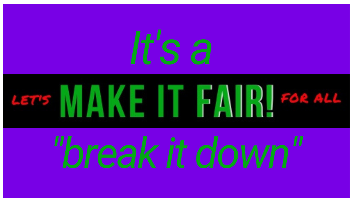 Sen. Sheldon Whitehouse's Presentation - A Make It Fair Break It Down