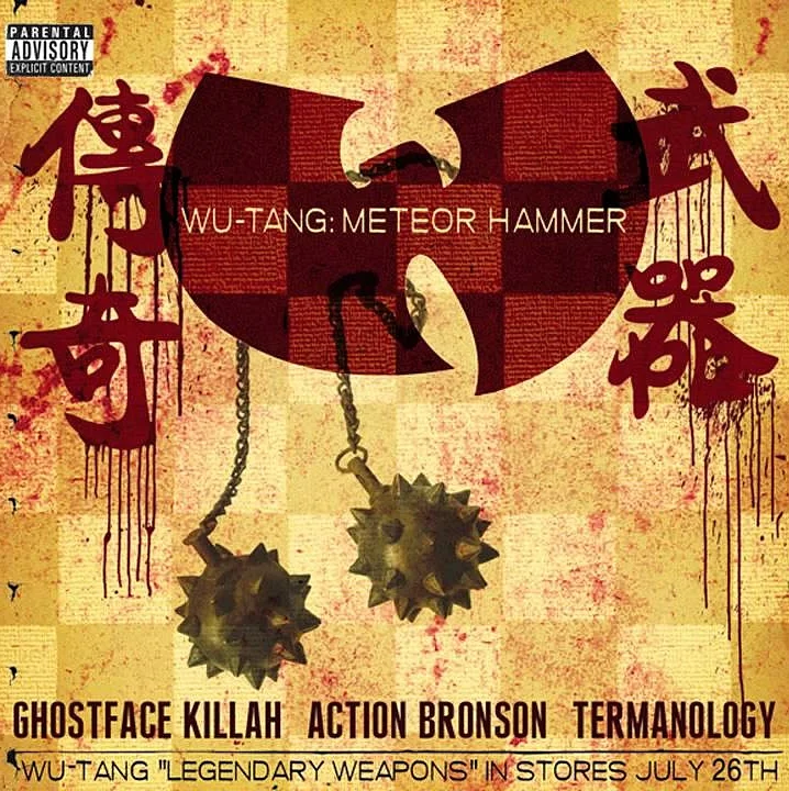  "Meteor Hammer" ft Ghostface Killah, Action Bronson &amp; Termanology // Single Art 