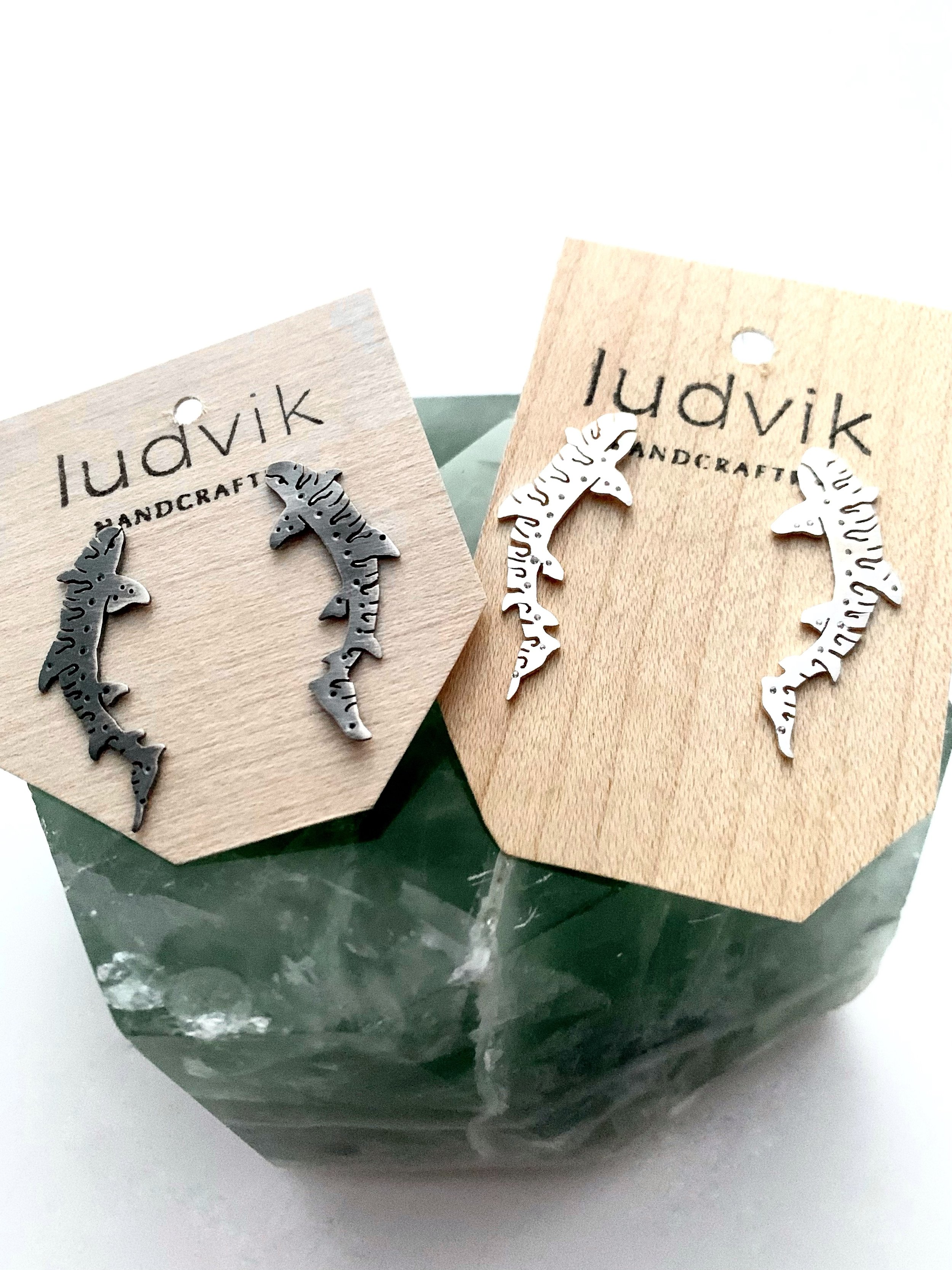 Leopard Shark Studs