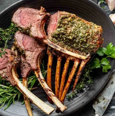 Herb Crusted Rack of Lamb