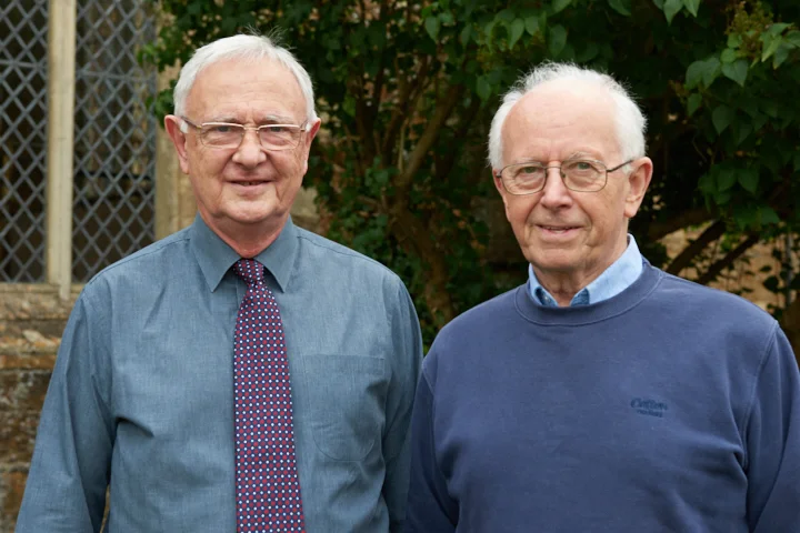 Tony and George - two Honorary Friends of the choir