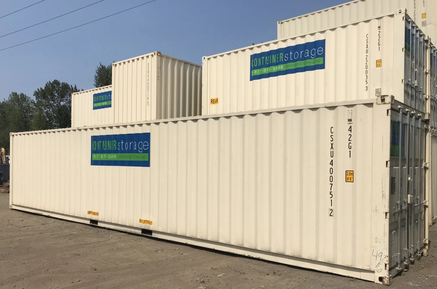 40' Single Door Storage Container — Container Storage — Container Products