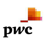 The marketing logo for PWC