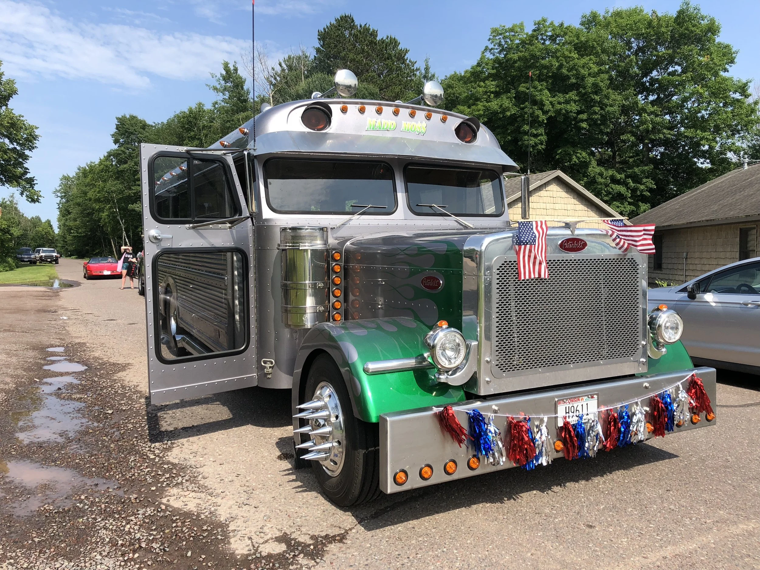 The bus in the Fourth of July parade