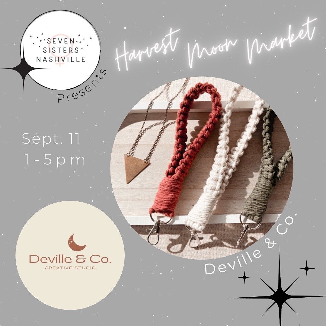 Meet @devilleandco @thegrazingbunch @nashcreekfarm 

✨Kristi of Deville &amp; Co. is a life long maker and DIY'er. She works with many different mediums like fiber arts, jewelry, painting, and she loves her Cricut.! 
✨The Grazing Bunch is a small cha