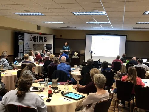 Steve Kochaver presenting GIS 101