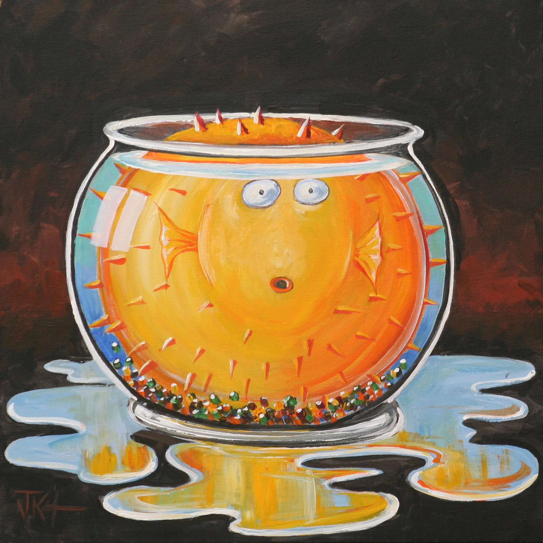 Blow Fish   12x12.JPG