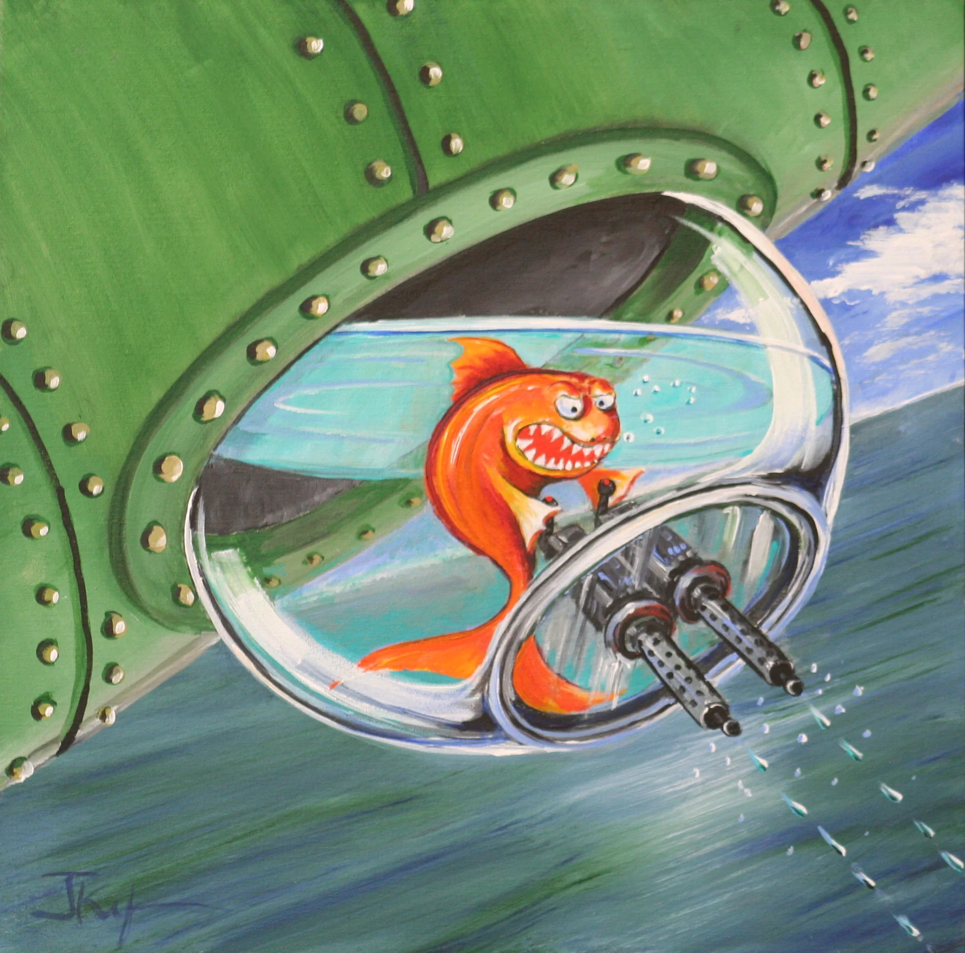 Fighter Fish 24x24  copy.JPG