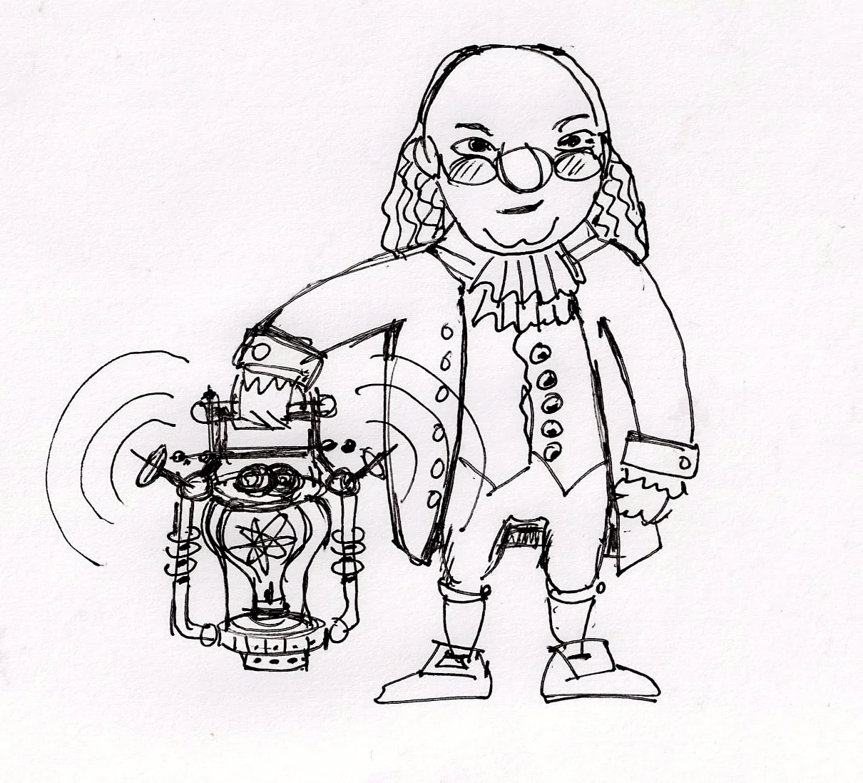 WTF Ben Franklin Time Traveler.JPG