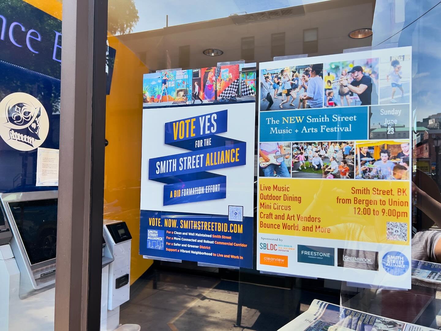 The NEW Smith Street Music + Arts Festival is happening thanks to our BID formation effort, the Smith Street Alliance. We want your YES vote. Support our effort and we&rsquo;ll be able to support a healthy Smith Street.  https://linktr.ee/smithstreet